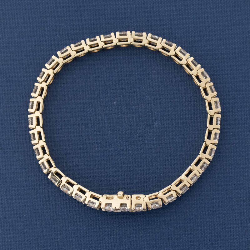 15.80ctw Round Brilliant Cut Diamond Tennis Bracelet