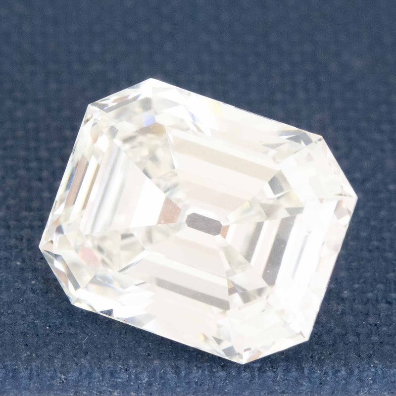 4.47ct Vintage Emerald Cut Diamond, GIA H VVS2
