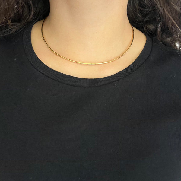 Vintage Omega Tube Necklace, by Cartier