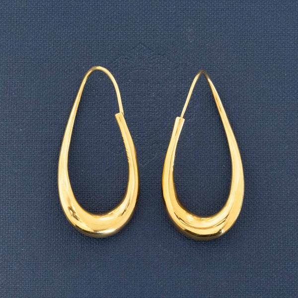Vintage Twisted 8 Gold Earrings, by Michael Good