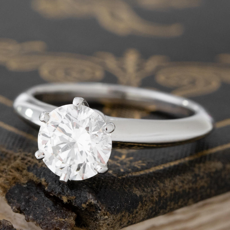 1.31ct Round Brilliant Cut Diamond Solitaire, by Tiffany & Co.