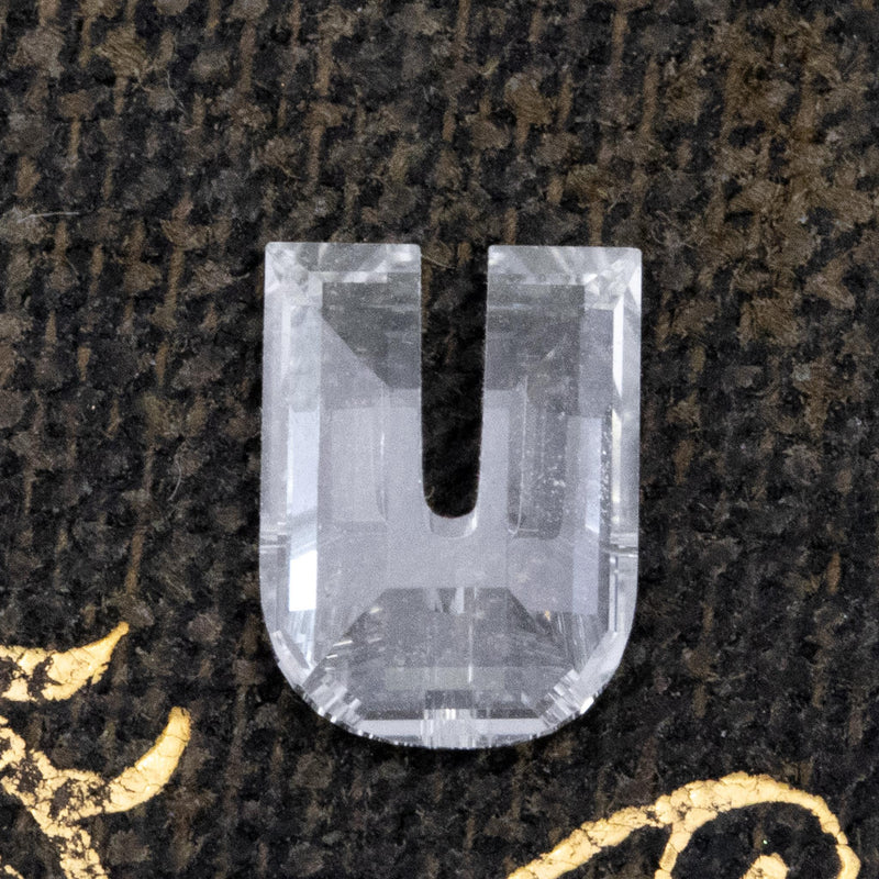 .38ct "U" Cut Letter Diamond