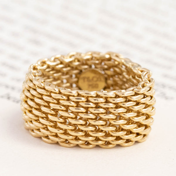 Vintage "Somerset" Mesh Band, by Tiffany & Co.