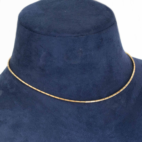 Vintage Omega Tube Necklace, by Cartier