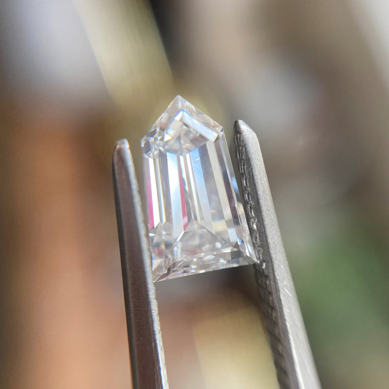 .82ct Bullet Shape Diamond, GIA E SI1
