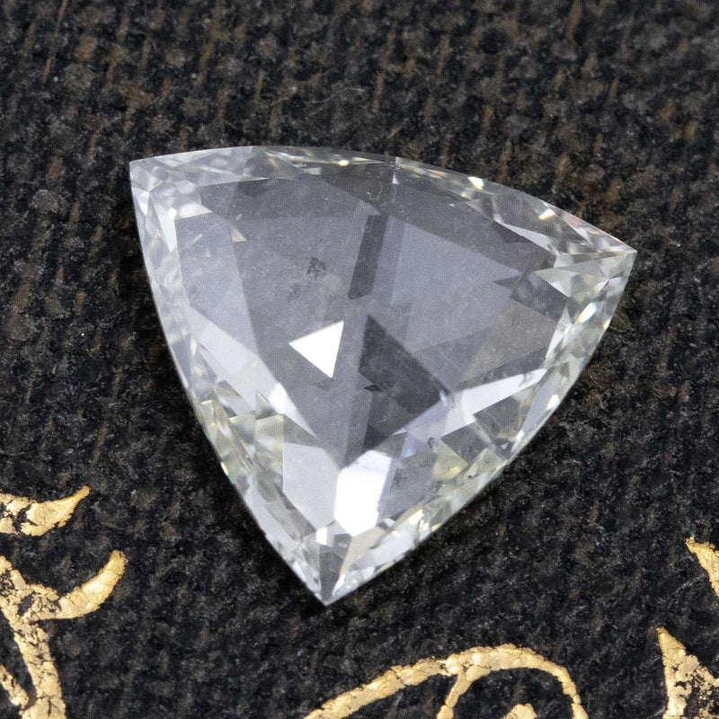 1.03ct Rose Cut Trillion Cut Diamond, GIA UV SI2