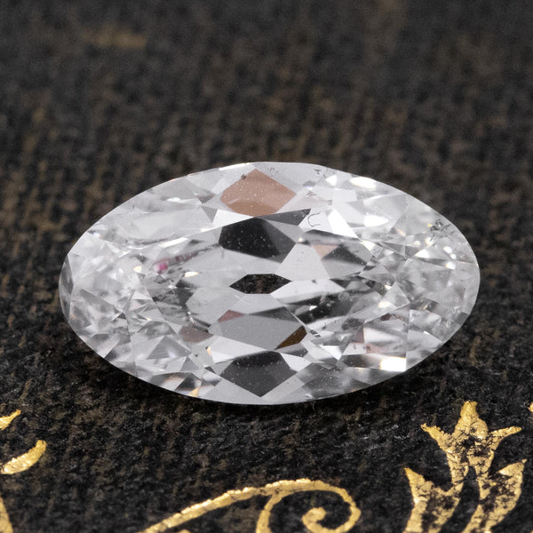 1.58ct Moval Cut Diamond, GIA E SI1