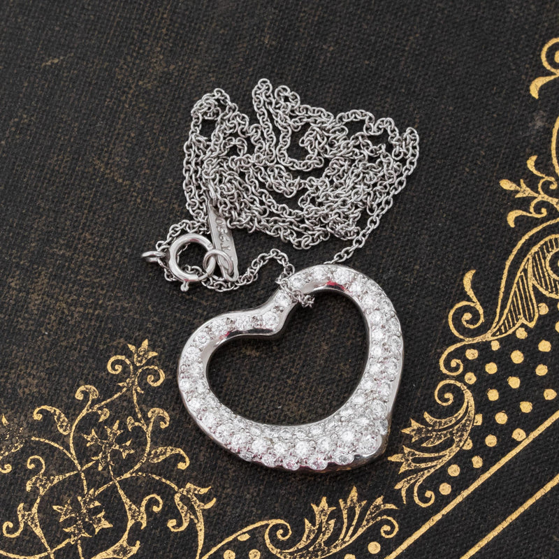 1.40ctw Diamond Heart Pendant, by Tiffany & Co.