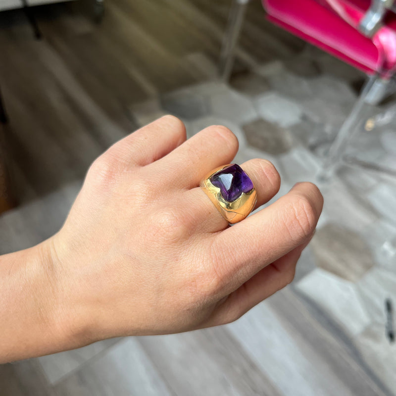 11.25ct Amethyst Dome Ring, by Bvlgari
