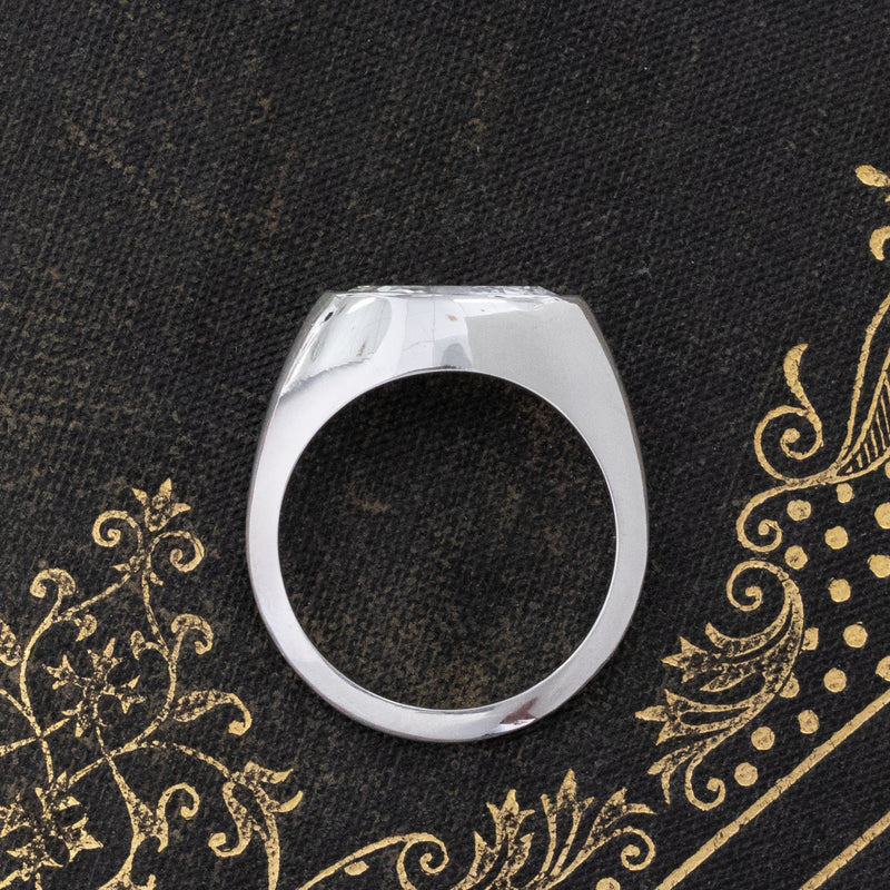 1.16ct Marquise Cut Diamond Bezel Ring, GIA H VS2