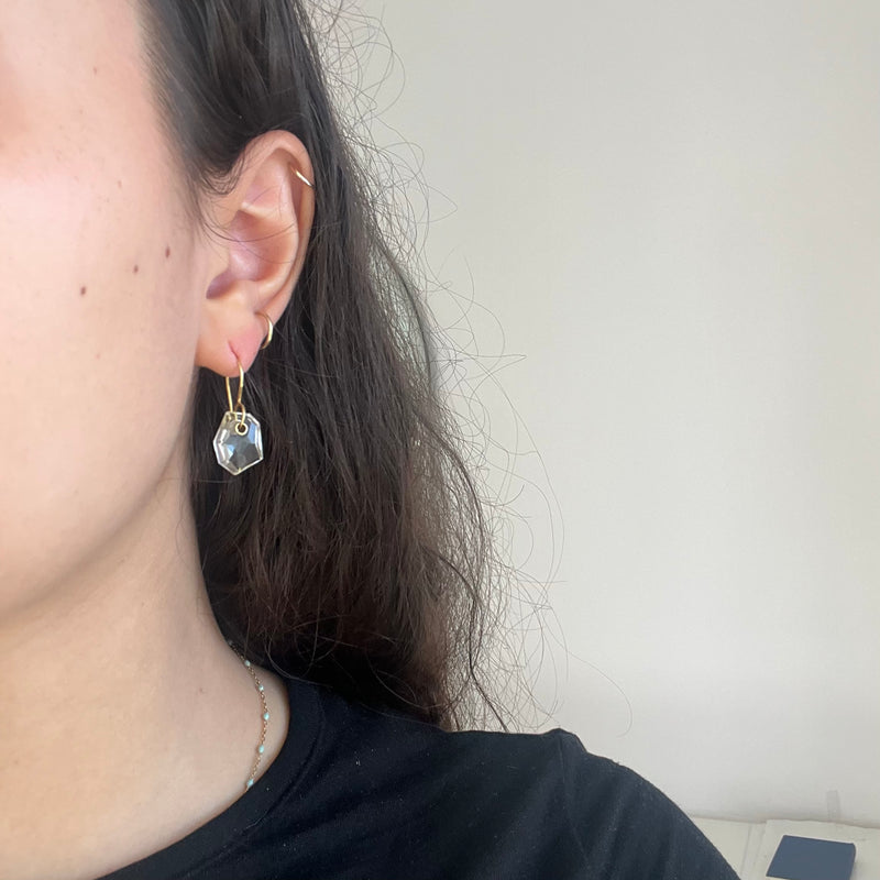 Rock Crystal Drop Earrings, by Ippolita