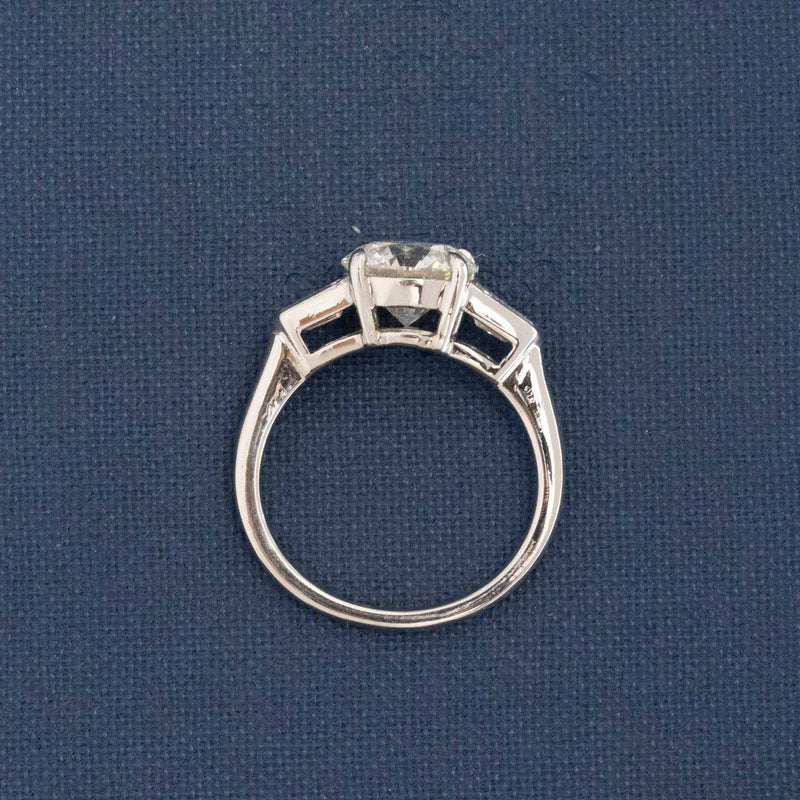 2.68ctw Round Brilliant Cut Diamond Ring, GIA EX EX EX