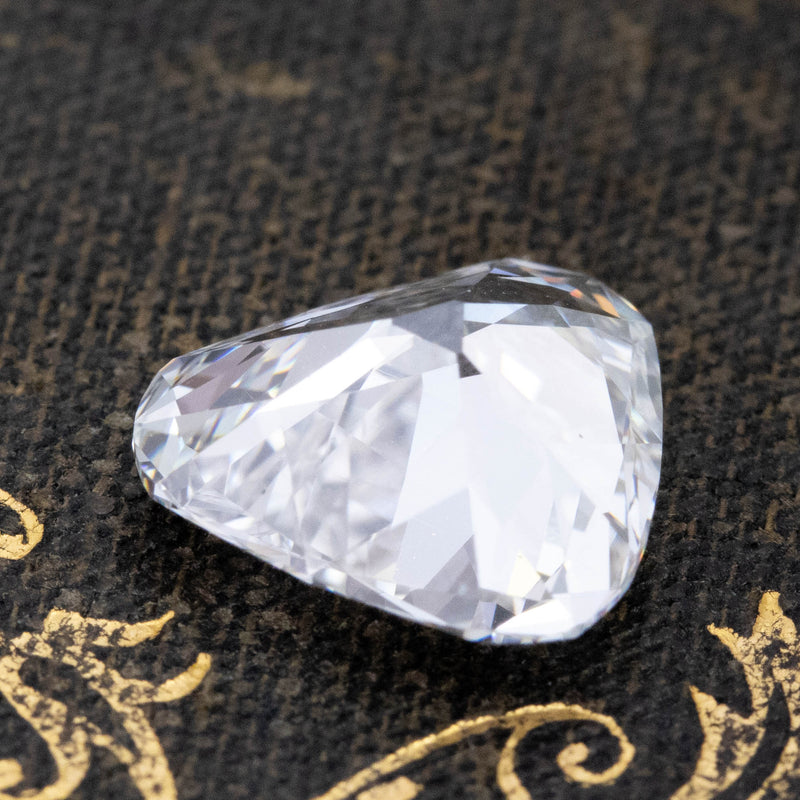 2.71ct Antique "Peart" Cut Diamond, GIA H VS1