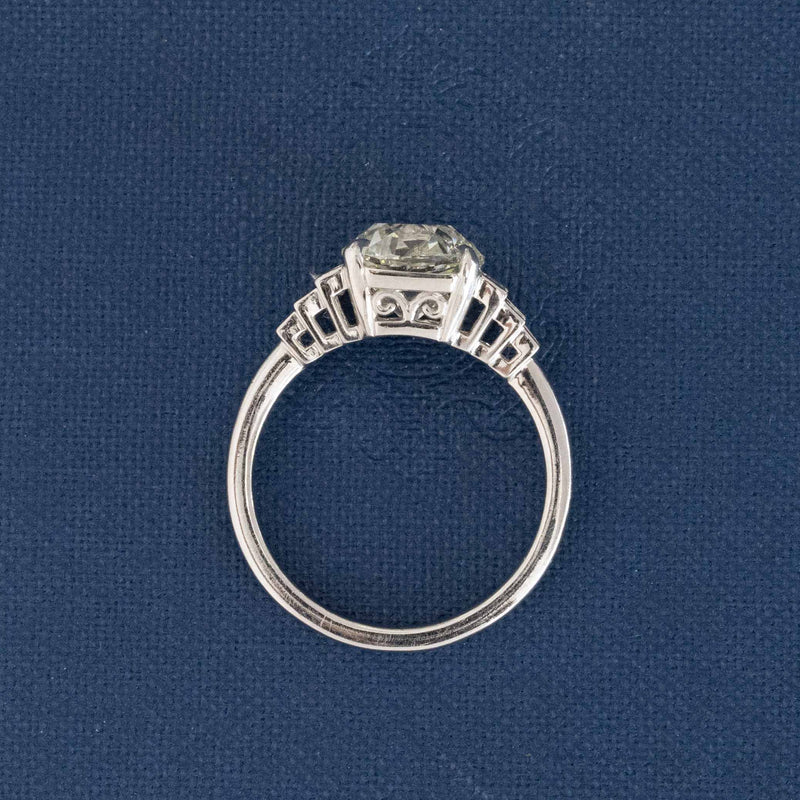 2.59ct Old European Cut Diamond Ring, GIA