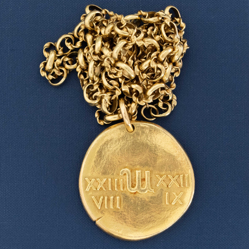 Vintage Virgo Jumbo Medallion Pendant, Van Cleef & Arpels