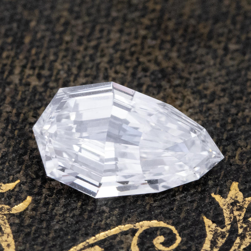 .81ct Pear Step Cut Diamond, GIA D SI1