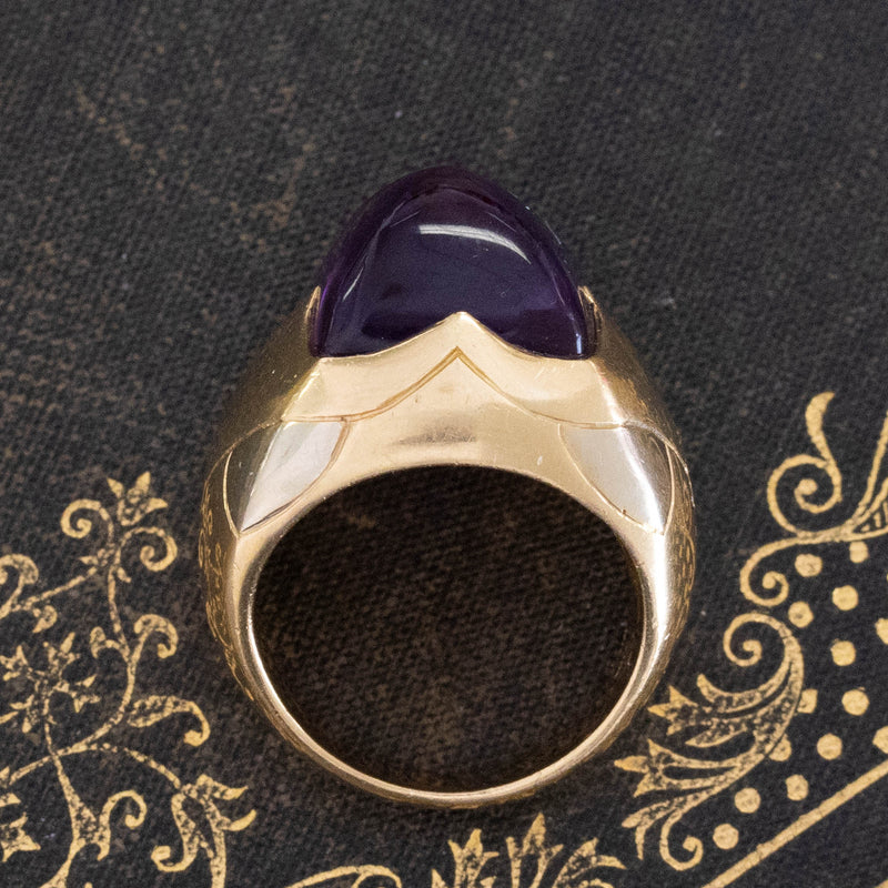11.25ct Amethyst Dome Ring, by Bvlgari