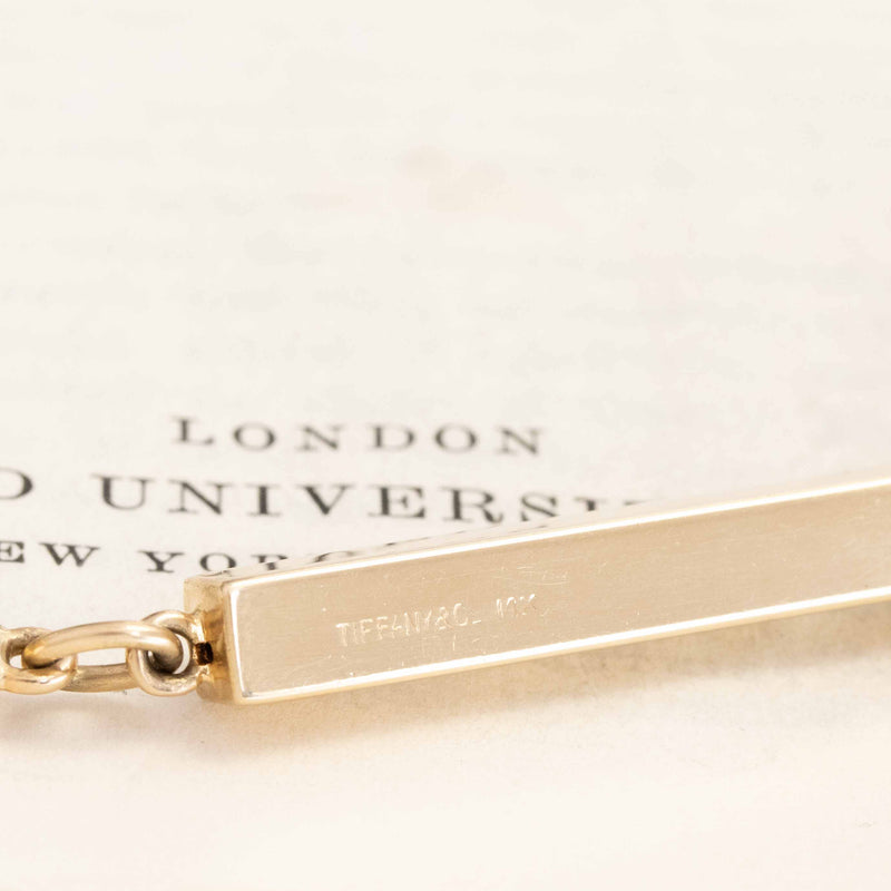 Vintage Rectangular Link Long Chain, by Tiffany & Co.
