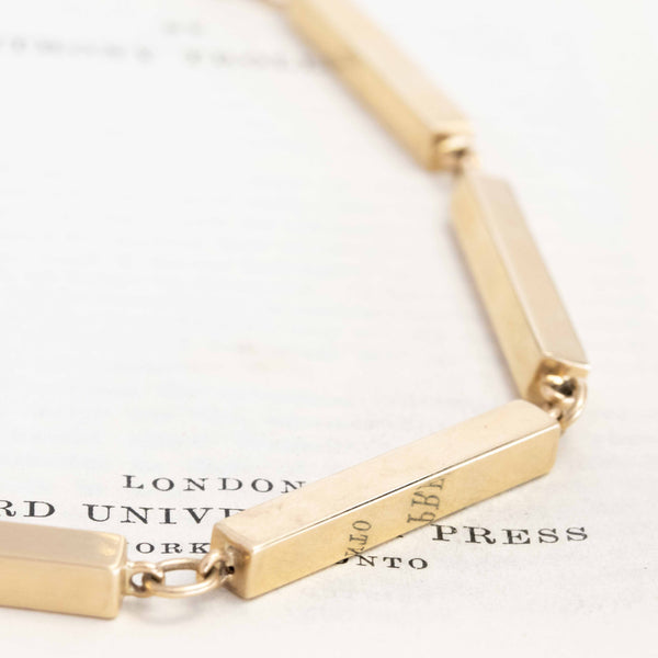 Vintage Rectangular Link Long Chain, by Tiffany & Co.