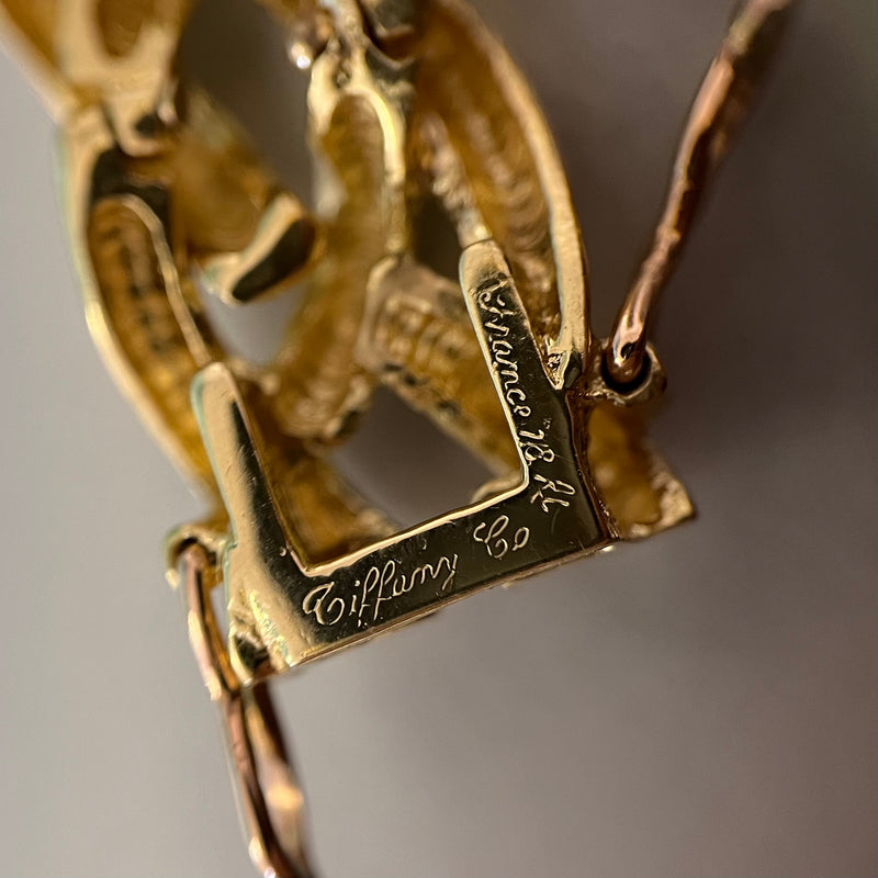Vintage Twist Motif Gold Bracelet, by Tiffany & Co.