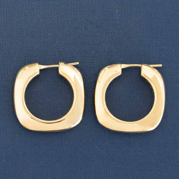 Vintage Square Hoop Earrings, by Tiffany & Co.