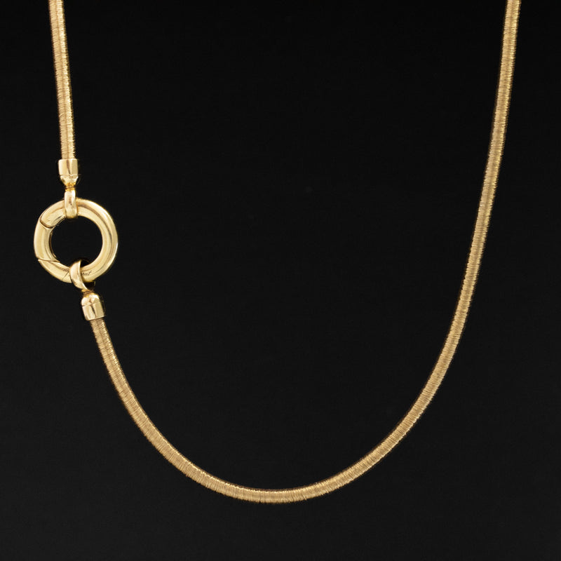 Vintage Gold Coil Necklace, by Baccarat