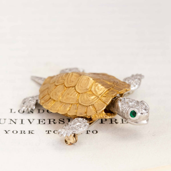 Vintage Diamond Turtle Brooch, by Tiffany & Co.
