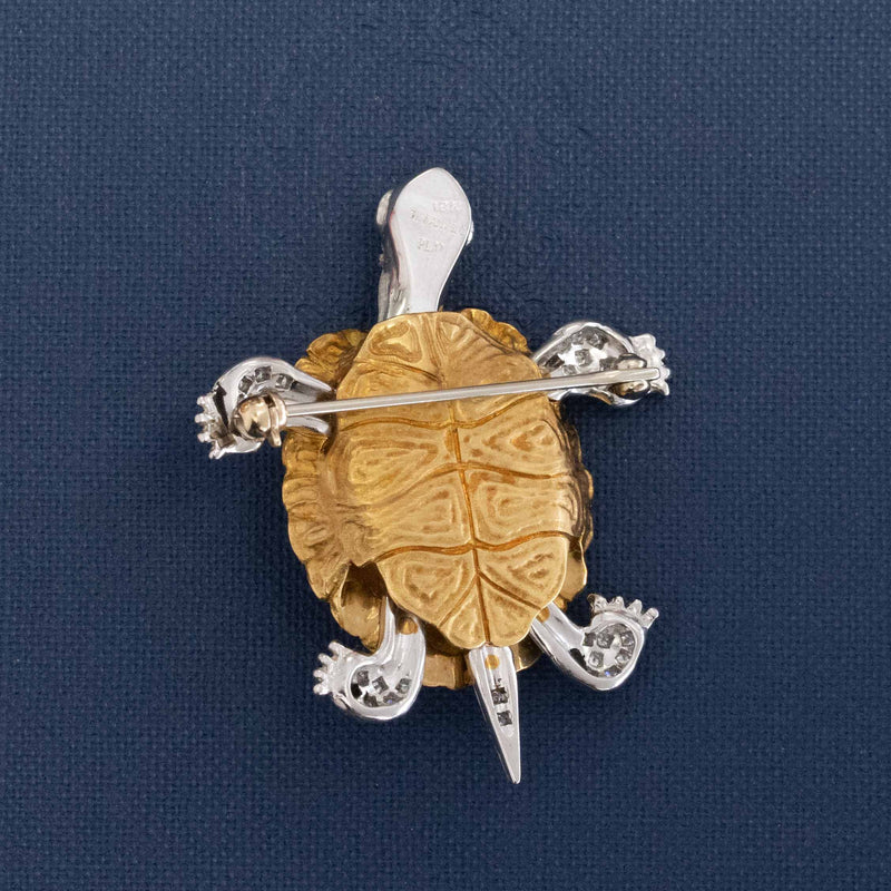 Vintage Diamond Turtle Brooch, by Tiffany & Co.