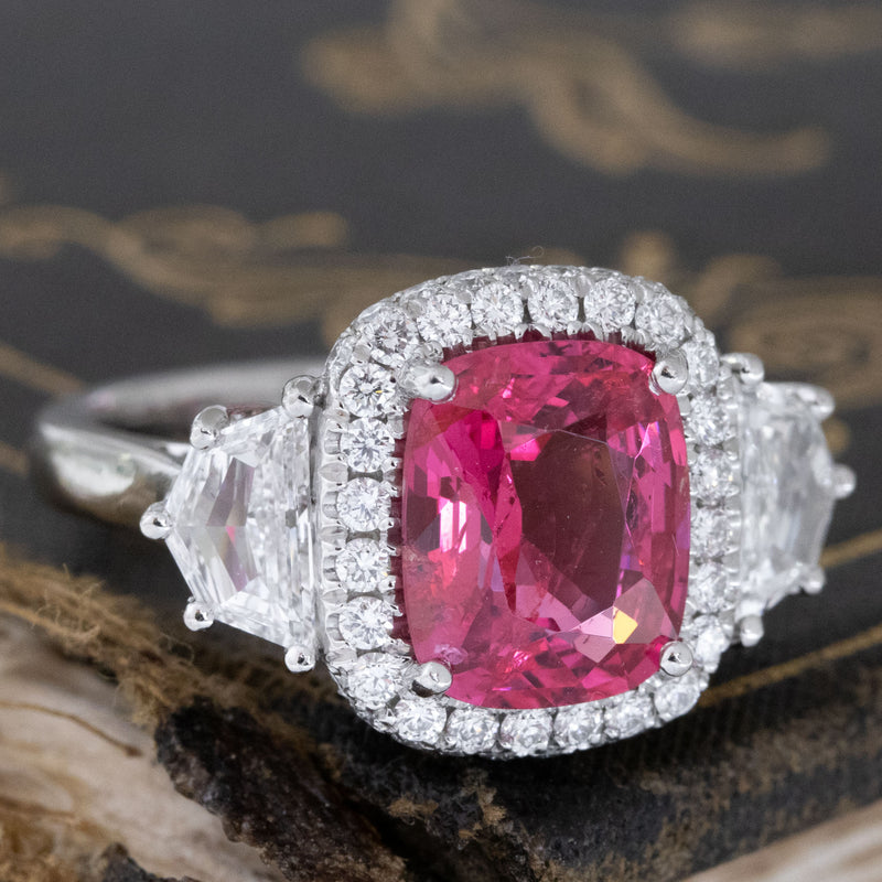 3.06ct "Jedi" Spinel & Diamond Ring, by Maytal Hannah GIA