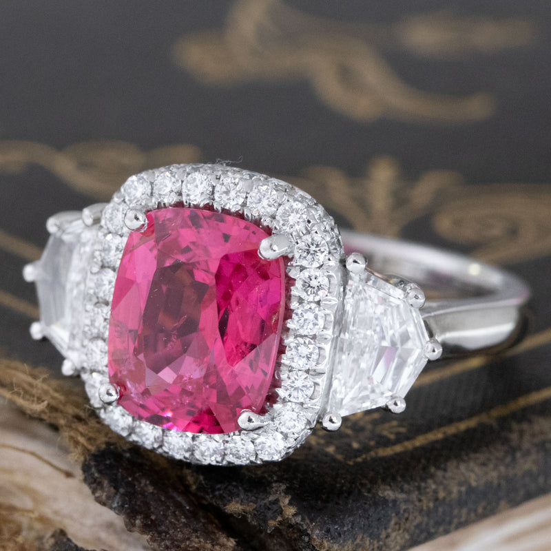 3.06ct "Jedi" Spinel & Diamond Ring, by Maytal Hannah GIA