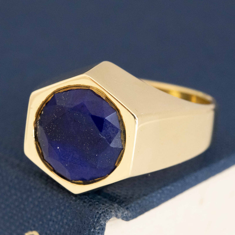Vintage Lapis Lazuli Signet Ring, by Elsa Peretti for Tiffany & Co.