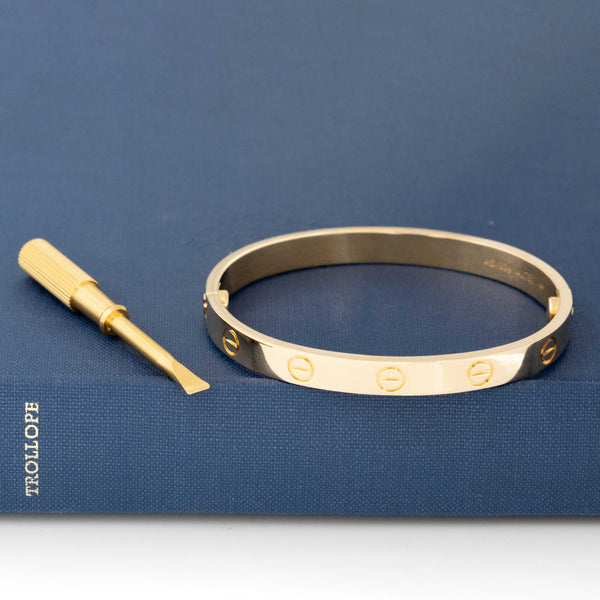 Love Bangle in Yellow Gold, by Cartier