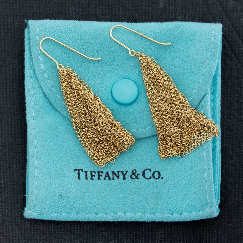 Mesh Scarf Earrings, Elsa Peretti for Tiffany & Co.
