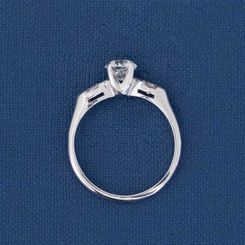 .88ct Old European Cut Diamond Ring, GIA F SI2