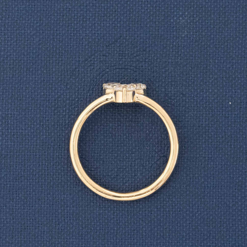 .66ctw Old European Cut Diamond Trilogy Ring