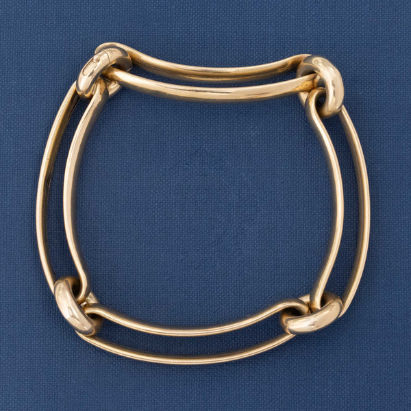 Vintage Open Link Bracelet, French