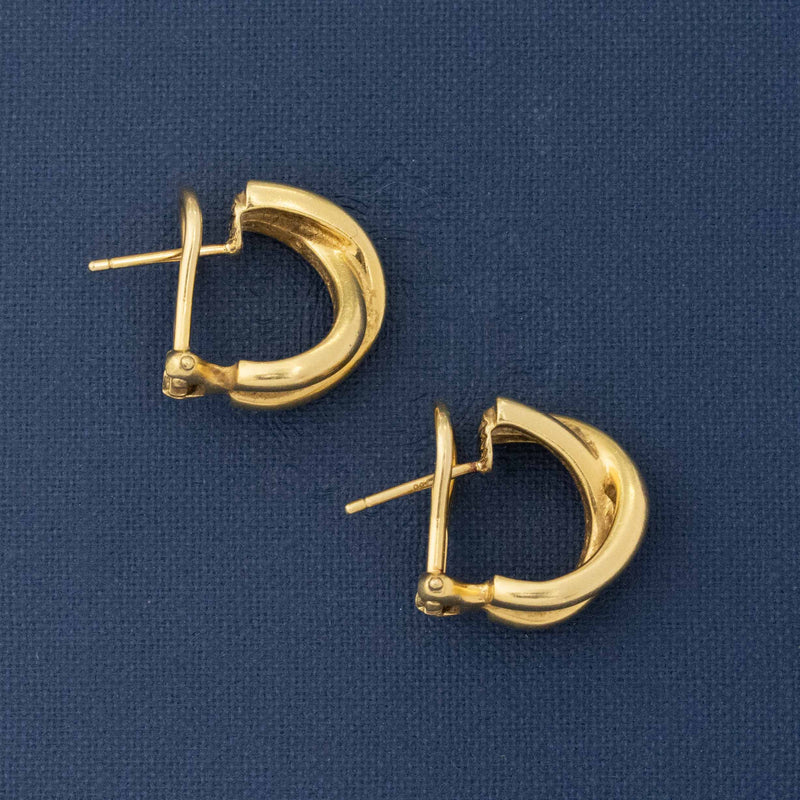 Paloma Picasso X Hoop Earrings, by Tiffany & Co.