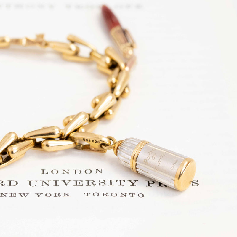 Vintage Yellow Gold Charm Bracelet, by Cartier