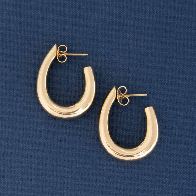Vintage Drop Hoop Earrings, by Tiffany & Co.