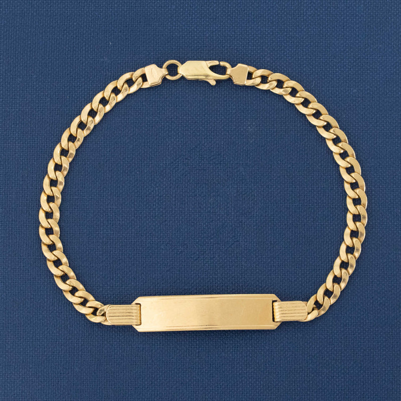 Vintage Gold ID Bracelet