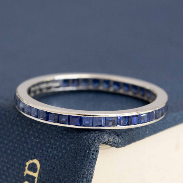 Vintage Sapphire Eternity Band, by Tiffany & Co.