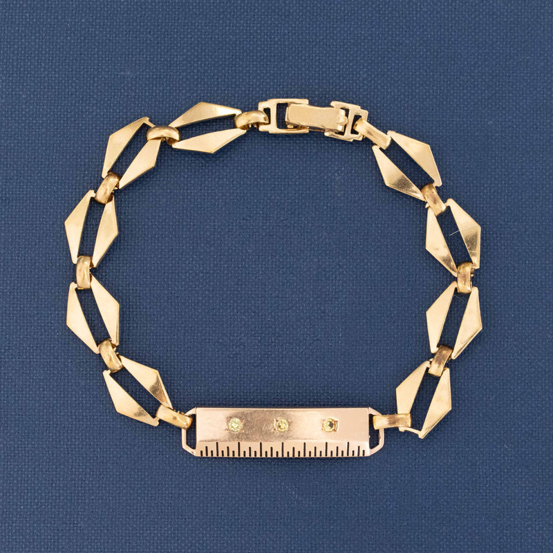 Vintage Ruler Bracelet