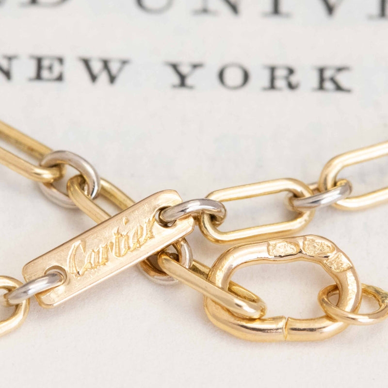 Vintage Paperclip Glasses Chain, by Cartier
