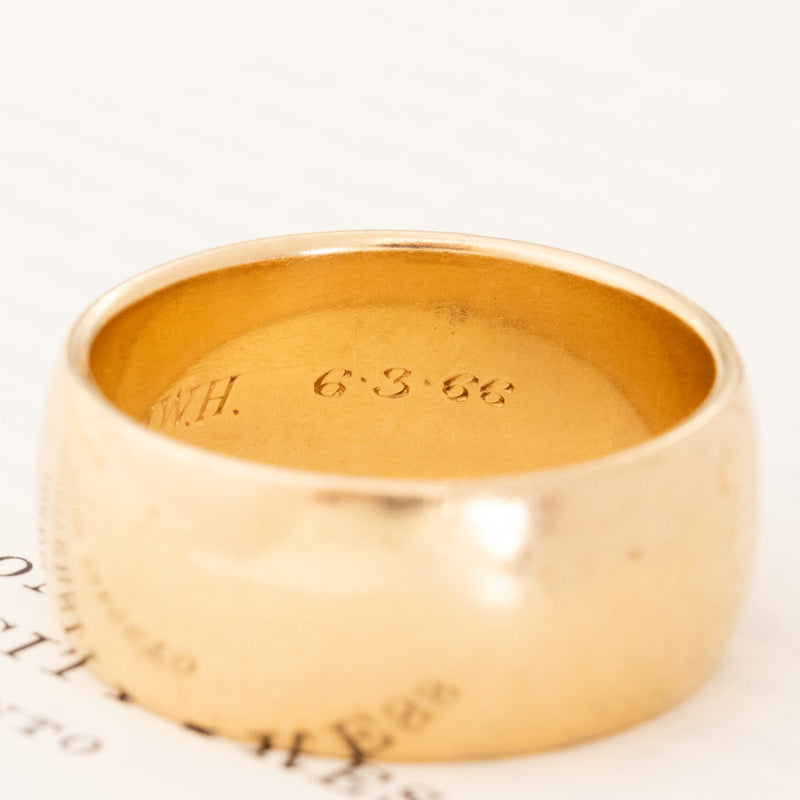 Vintage Wide Wedding Band, by Tiffany & Co.