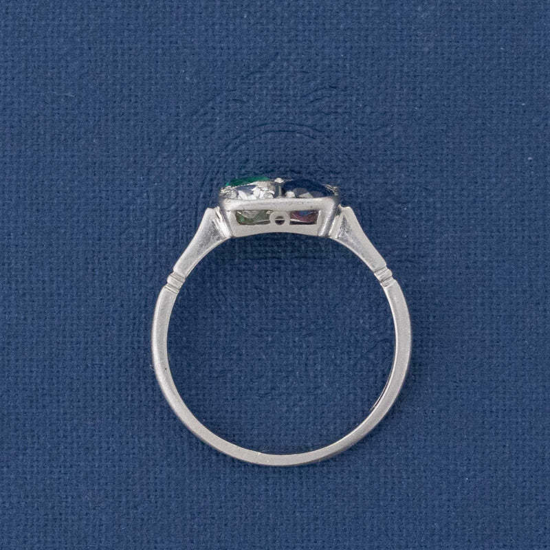 1.05ctw Vintage "Four Seasons" Multi-Gemstone Ring