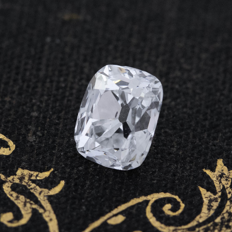 1.09ct Elongated Old Mine Cut Diamond, GIA D SI1