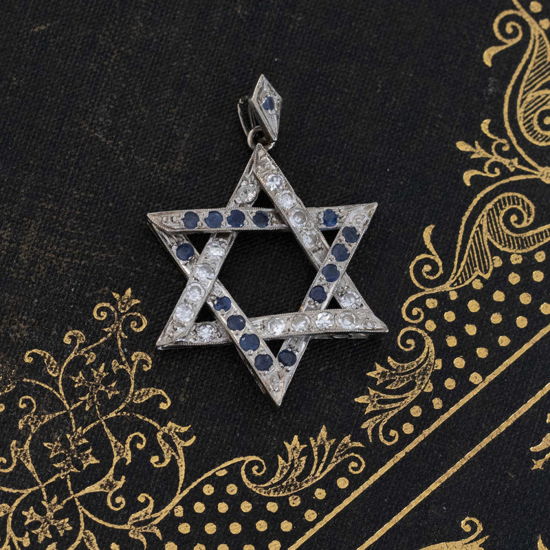 Star of David Necklace - Mezuzah Necklace In Large Size