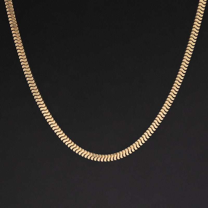 14kt Yellow Gold Snake Chain, 16"