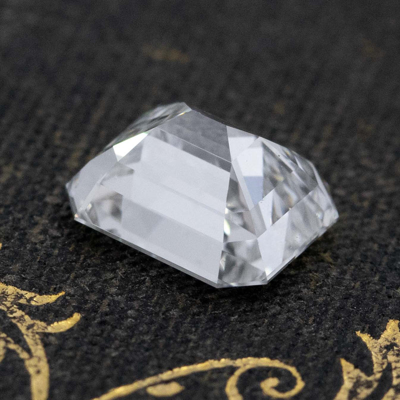 2.04ct Vintage Emerald Cut Diamond, GIA G VS2