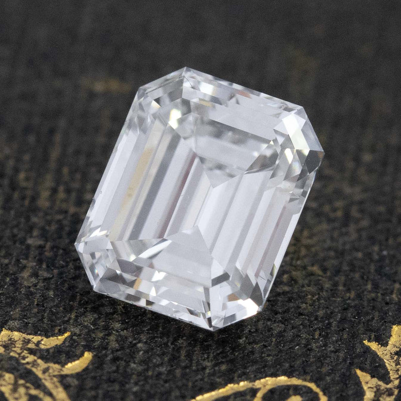 2.04ct Vintage Emerald Cut Diamond, GIA G VS2